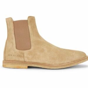 Common Projects 41 Suede Chelsea Boots Made in Italy